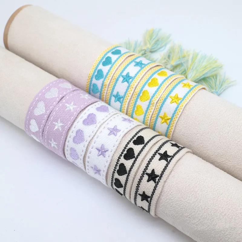 ボヘミアエスニックスタイル刺繍スターロゴブレスレット女性のた - Ethnic Fashion Logo のレビューと価格