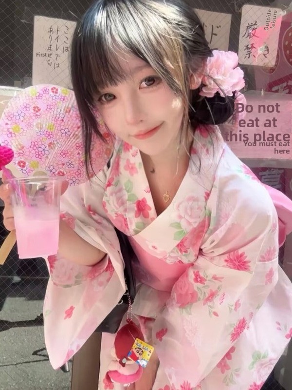 伝統的な日本の着物フォーマルバスローブ写真撮影十代の少女エス - Ethnic Fashion Online のレビューと価格