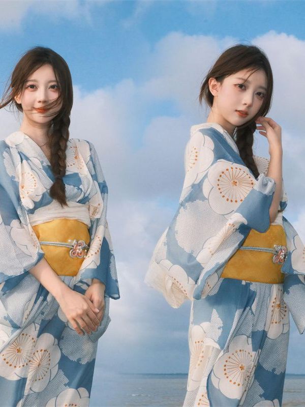 伝統的な和風の女の子用着物ドレス写真撮影用衣装エスニック女性 - Ethnic Fashion Online のレビューと価格