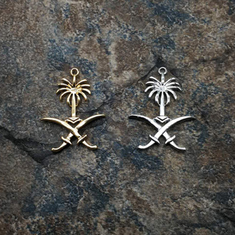 サウジアラビアのエンブレムロゴサウジアラビアゴールドロザリオ - Ethnic Fashion Logo のレビューと価格