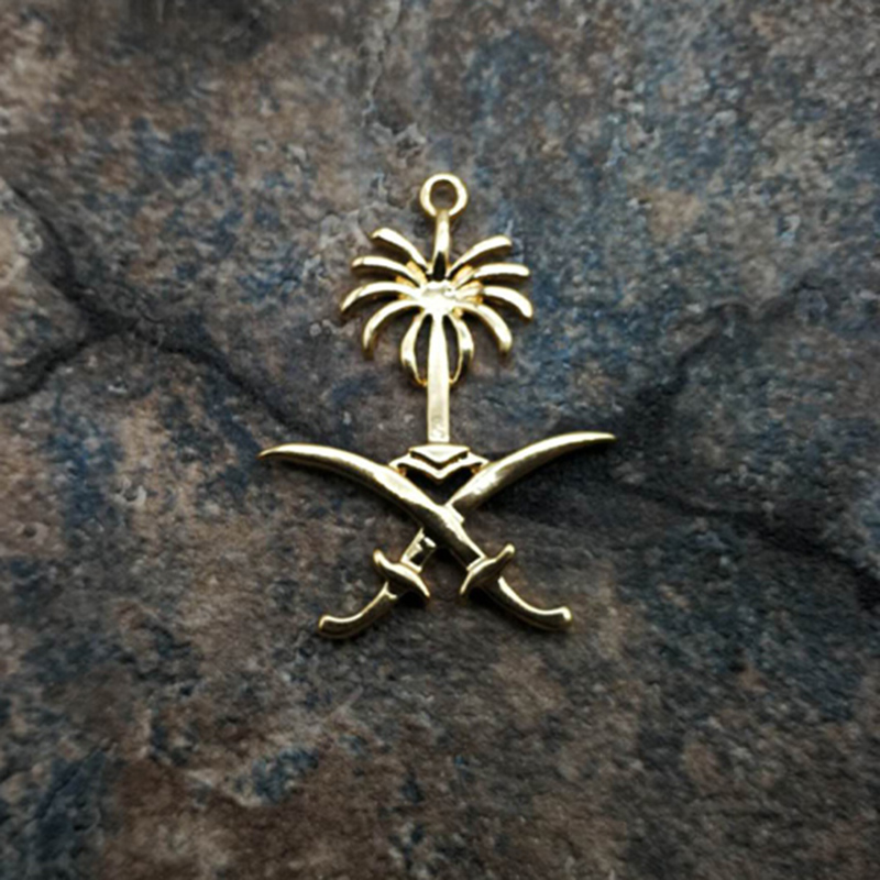 サウジアラビアのエンブレムロゴサウジアラビアゴールドロザリオ - Ethnic Fashion Logo のレビューと価格