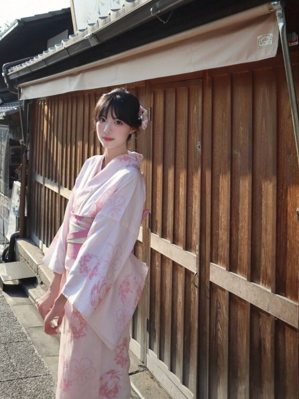 伝統的な日本の着物写真撮影用衣装ティーンガールヴィンテージス - Ethnic Fashion Online のレビューと価格