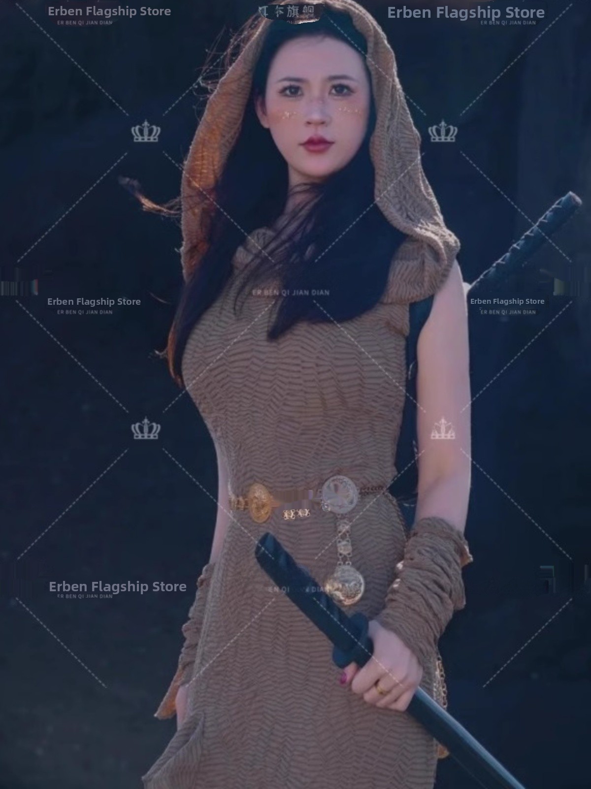 新しい砂漠姫風写真撮影用ドレス エスニック風トラベル撮影 ス - Ethnic Fashion Online のレビューと価格