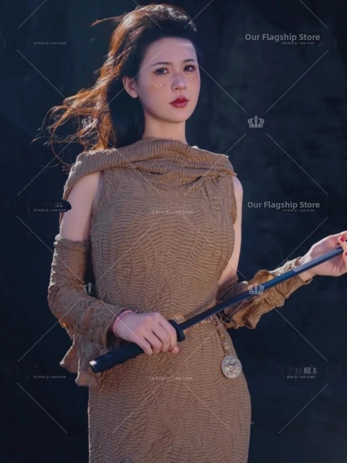 新しい砂漠姫風写真撮影用ドレス エスニック風トラベル撮影 ス - Ethnic Fashion Online のレビューと価格