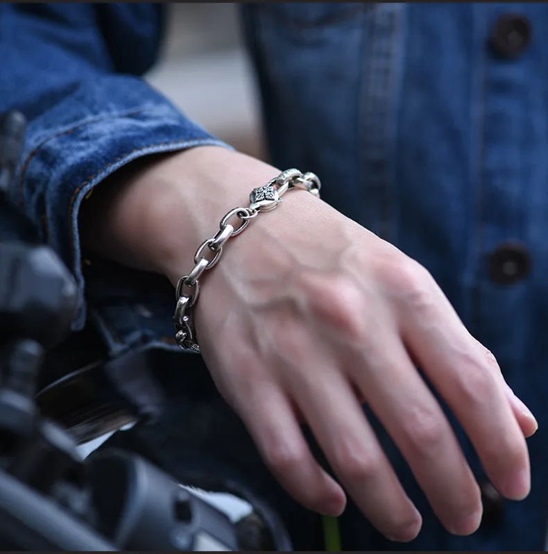 S925 シルバー 6 ワード真実ブレスレット男性と女性のフ - Ethnic Fashion Trend のレビューと価格
