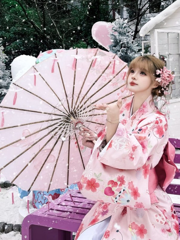 伝統的な日本の着物バスローブ新着写真撮影用小道具女の子のエス - Ethnic Fashion Online のレビューと価格