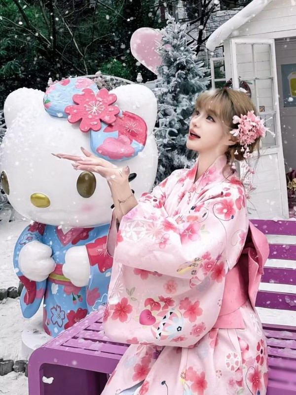 伝統的な日本の着物バスローブ新着写真撮影用小道具女の子のエス - Ethnic Fashion Online のレビューと価格