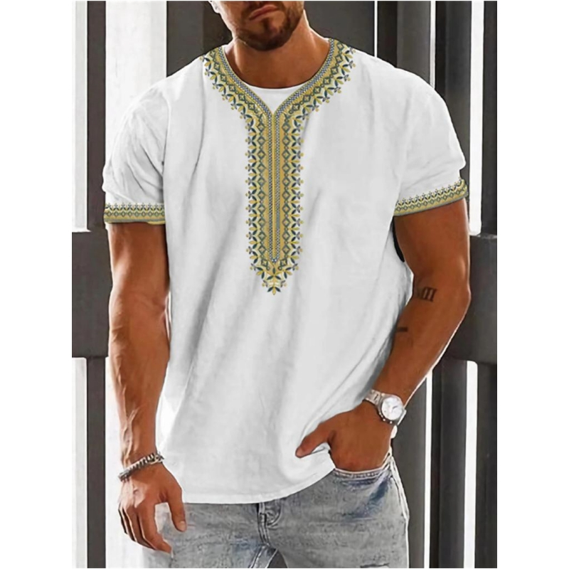 トレンド2025 ヴィンテージ エスニック グラフィック T - Ethnic Fashion Trend のレビューと価格