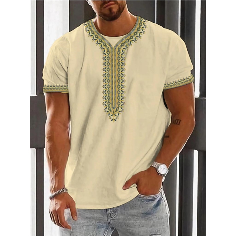 トレンド2025 ヴィンテージ エスニック グラフィック T - Ethnic Fashion Trend のレビューと価格
